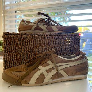 Brown and White Men's Sneakers